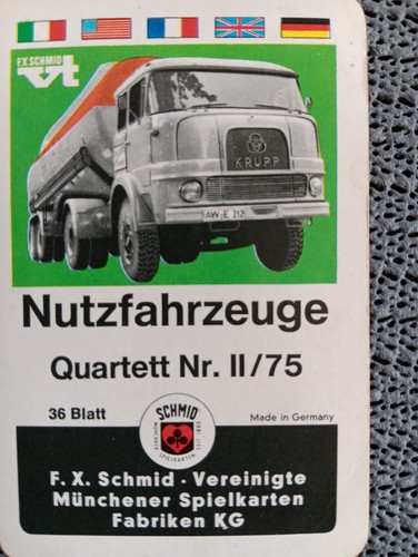 Nutzfahrzeuge quartett - quartett, nr