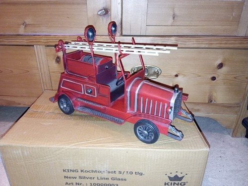 Blechspielzeug auto feuerwehr - blechspielzeug,